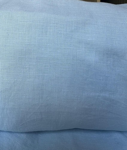 Light blue 100 flax linen - blue, 100%