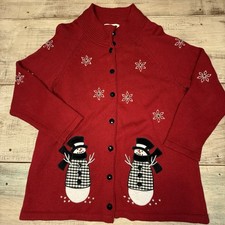 Snowman Christmas Cardigan