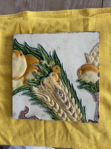 Victorian picture tile piece - picture,