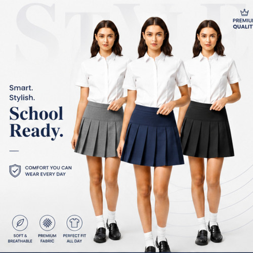 Kids girls box pleated - kids,