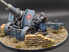 Warhammer 40k Astra Militarum Krieg Artillery Team Full Painted And Based