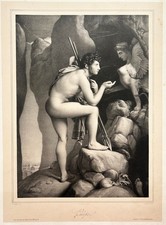 After Ingres - Oedipus. 1853