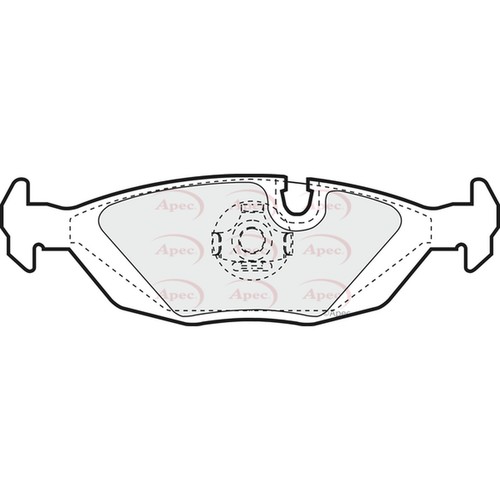 Brake pads set for - brake, bmw