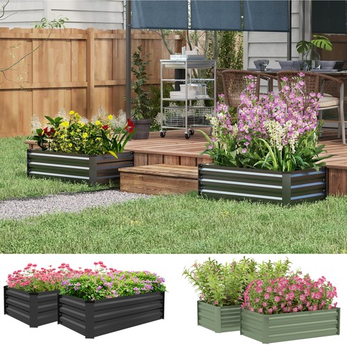 Galvanised raised beds - beds, for