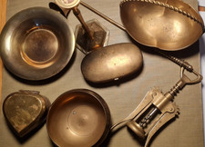 A Job Lot of Vintage  Brass