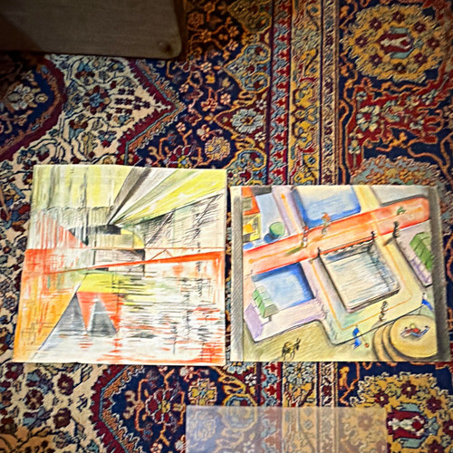 Ooak original abstract - abstract, &