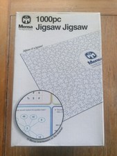 Mensa 1000 Piece Jigsaw Puzzle. Double sided. Jigsaw within a jigsaw. Complete. 