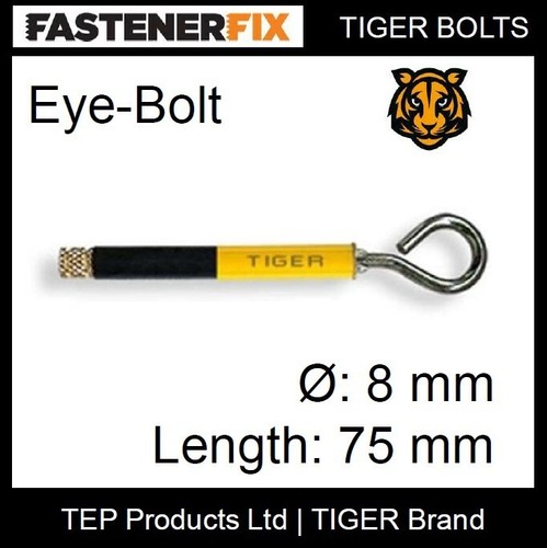 Eye bolt hook loop - eye-bolt, mm