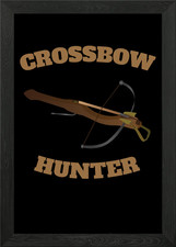 Crossbow Hunter Archery Framed