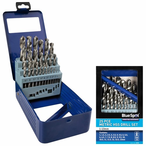 Metal hss metric 25pc - metal, drill
