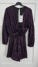 ZARA PURPLE SEQUINNED