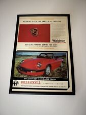 Framed Original 1989 Alfa Romeo Spider S3 Red Magazine Advert Man Cave Wall Art