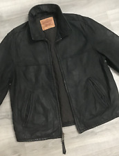 Vintage Levi's Leather Jacket - Black - Size L (p2p 23'')