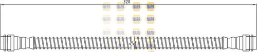 Brake hose front rear napa - rear,