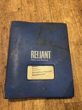 Reliant Scimitar GTE Workshop