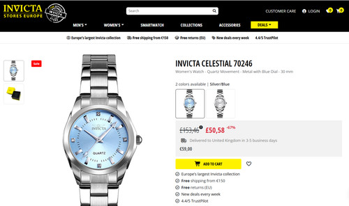 Invicta celestial 70246 - celestial,