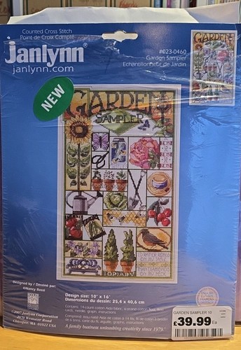 Janlynn garden sampler - janlynn,