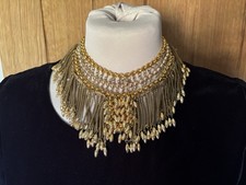 Vintage Gold Tone Chain Tassel