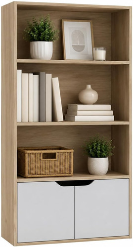 Tall bookcase tier - 4, oak