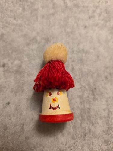 Vintage hand painted clown - hand,