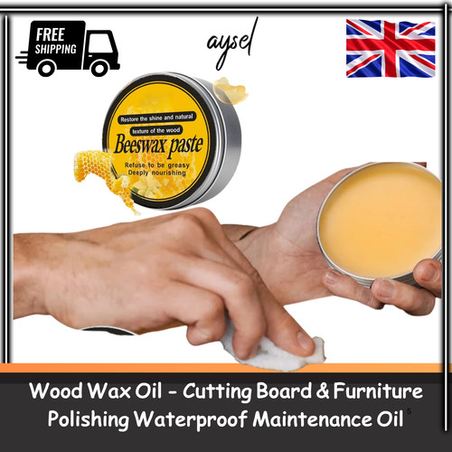 Wood wax oil cutting board - wax,