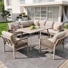8 Seater Garden Corner Sofa