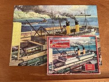 Jigsaw Good Companion 1950's jigsaw puzzle "train ferry" Number 67. Complete