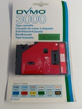 Vintage Dymo Labels Red/White