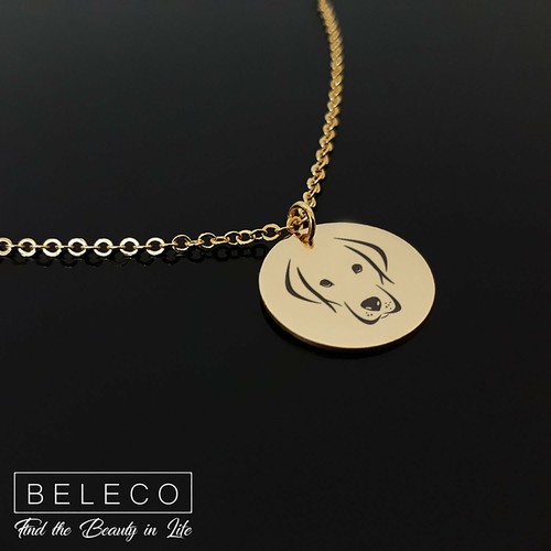 Dog necklace labrador - necklace,