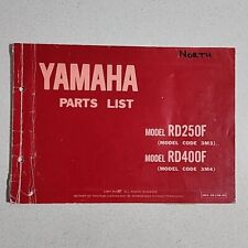 YAMAHA MODEL RD250F RD400F