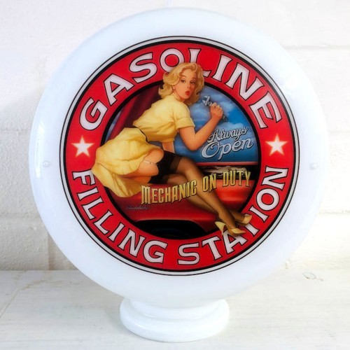 Mini gas pump - gas, globe,