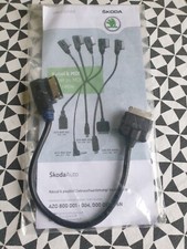 Skoda Genuine Auto Connecting AZO 800 001 Ipod MDI Cable & Instructions