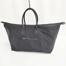 agnes b. VOYAGE Boston bag travel bag Tote Bag black 5-0929G∞