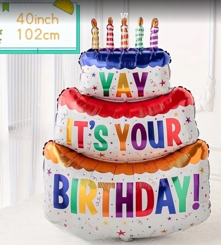 Birthday balloon large foil - balloon,,