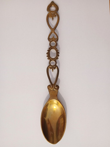 Vintage brass welsh heart - vintage,
