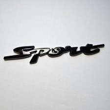 🔥Black Sport Car Badge |