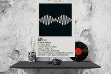 Arctic Monkeys AM Album Cover Poster/Print A3/A4/A5 230gsm Framed