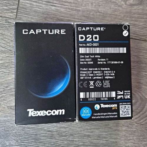 Texecom capture d20 - texecom, dual