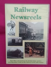 Railway DVD. British Pathe RAILWAY NEWSREELS. Rare film clips. FREE POST