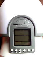 NEW HABITAT WHITE RADIO ALARM