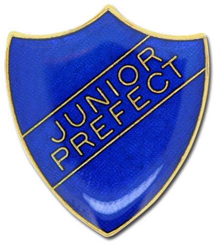 Junior prefect pin badge - junior, in
