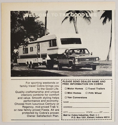 1976 print cobra travel - cobra,