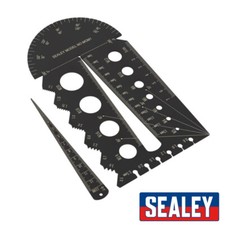 Sealey MGM1 Multi-Gauge Metric Stainless Steel Multifunction Thread/Pitch Gauge