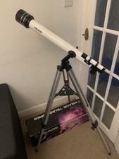 Meade 60AZ-D Telescope Multi-Coated With Tripod, Box And Lenses - Good Condition