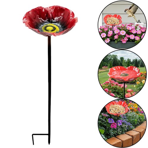 Cast iron bird bath - cast, feeder