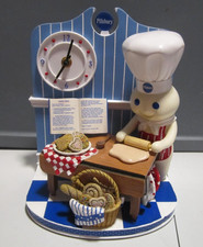 Pillsbury Doughboy “Time to Bake Clock" - Danbury Mint Excellent