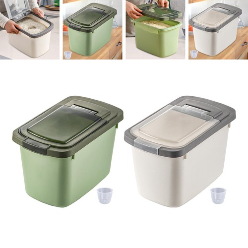 Flour bin cereal rice food - flour,