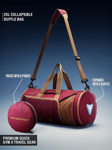 Iron man collapsible duffle - man,