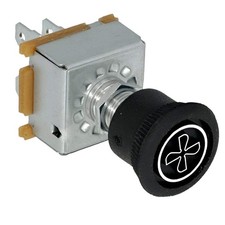 3 Speed Heater Fan Switch With Rubber Knob
