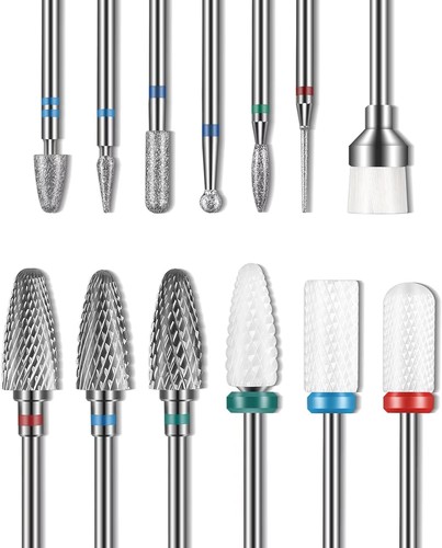 13pc nail drill - bits, set